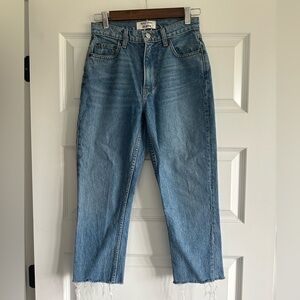 Reformation Julia Crop High Rise Cigarette Jean